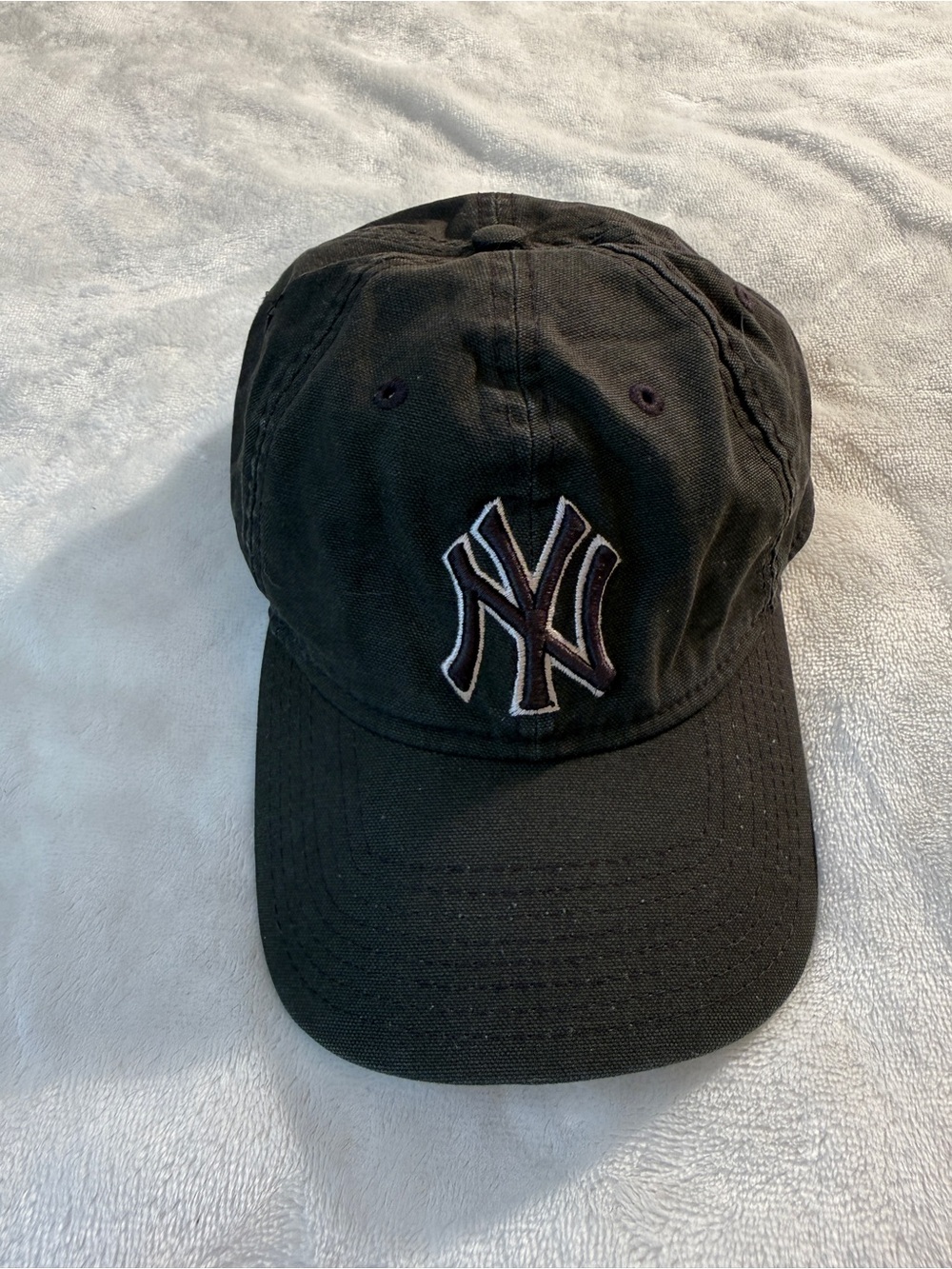 New Era 9TWENTY New York Yankees Hat Adjustable Black Cotton Dad Cap MLB